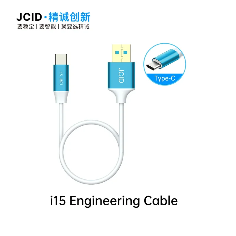 JCID I15 Engineering Cable Type-C Interface For Solving White Apple Restart Fault and Quickly Enter The Recovery Mode Test Line
