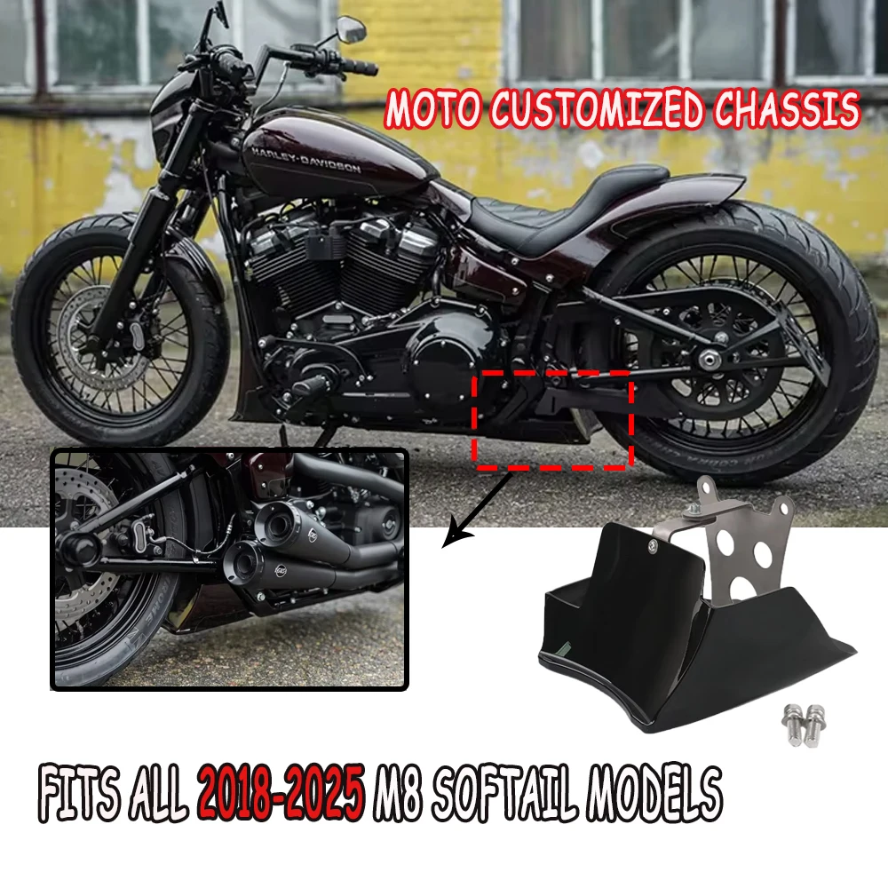 

Suitable for black soft tail street, black rear frame specially customized for Harley Sotai M8, 2018-2025 new motorcycle accesso