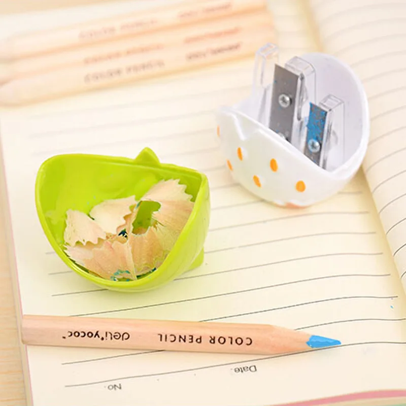 Cute Owl Pencil Sharpener, Creative Double Hole Pencil Sharpener, Escola de papelaria, Presente Kawaii