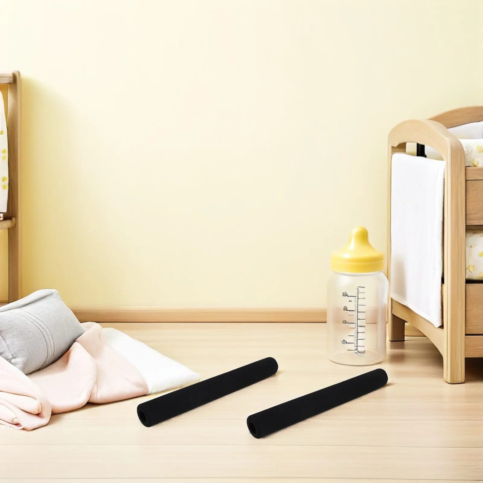 

Мягкий утолщенный чехол для ручки детской коляски, защитный противоскользящий чехол для рукоятки, универсальный для детских колясок