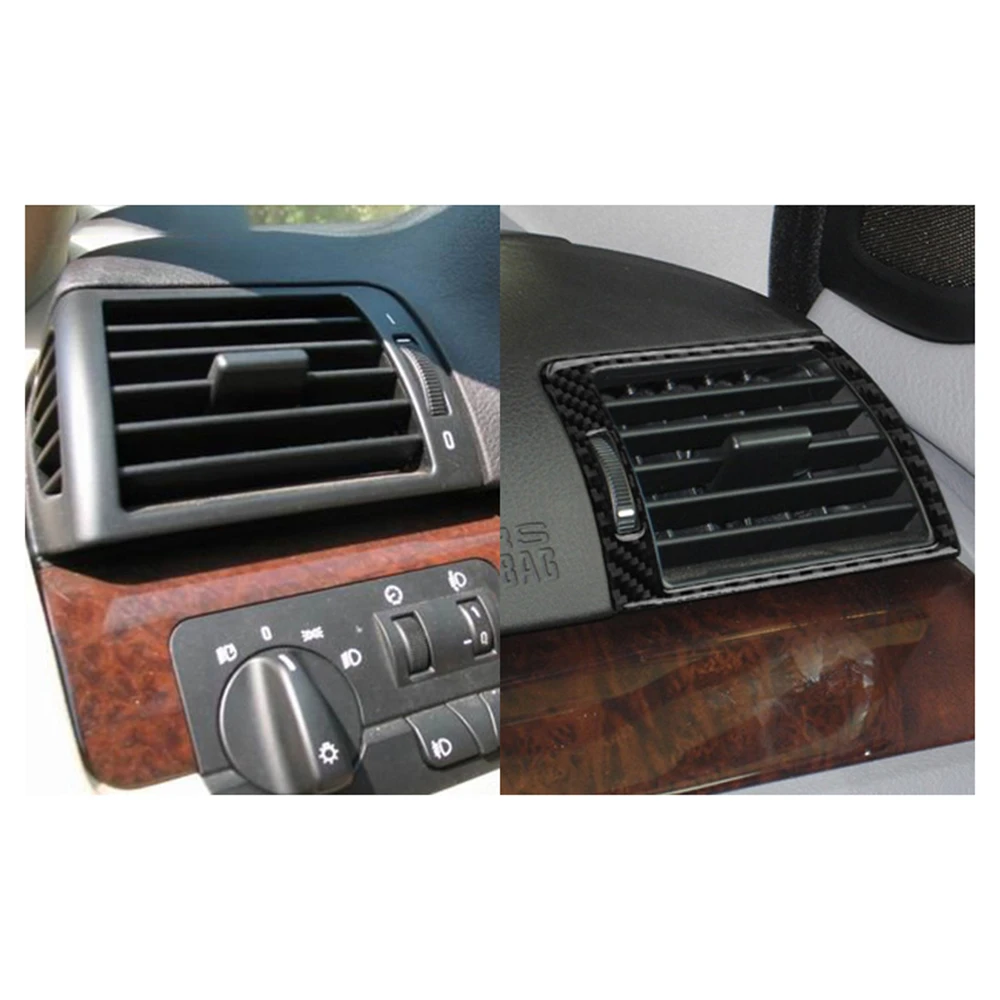 

2X Dashboard Side Air Vent Trim For BMW 3 Series E46 1998-2005 Cover Existing Scratches Anti-scratch and Anti-abrasion