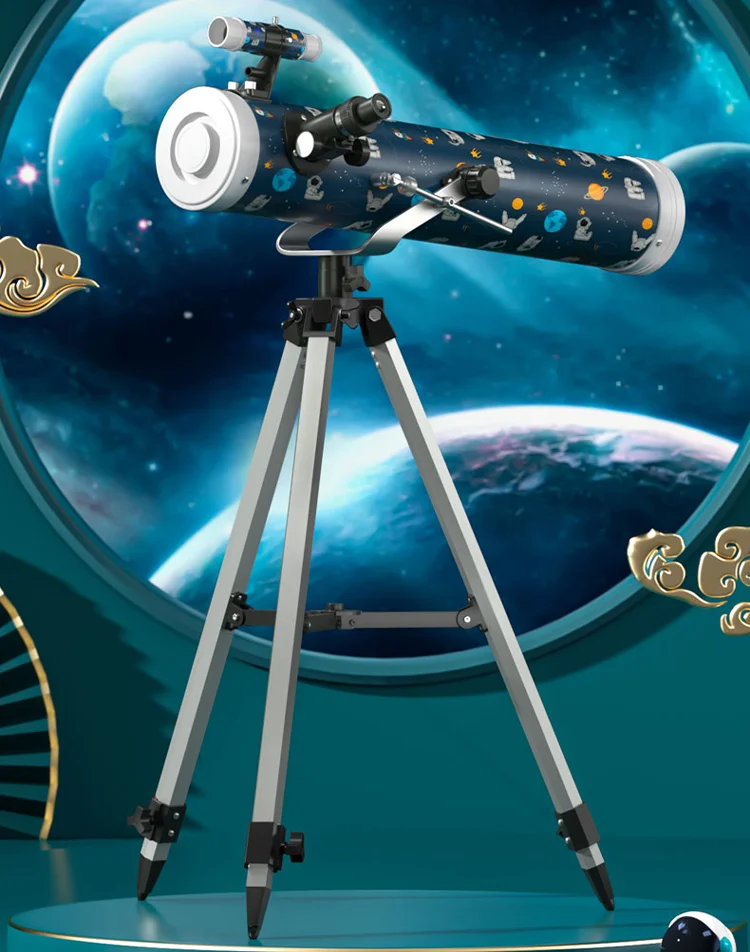 

Professional Astronomical Telescope Space, Large Caliber Binoculars, Moon, Mars, Jupiter, Best Gift for Kids, 35X-875X HD, 114mm