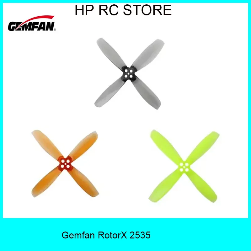 

4Pairs Gemfan RotorX 2535 2.5 Inch 2-Blade to 4-Blade Propeller CW CCW For RC Drone FPV Racing DIY Accessories Replacment Parts