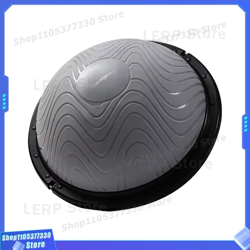 Semicircular PVC Wave Speed Ball with Resistance Band for Yoga Pilates Home Fitness Fat Burning Body Shaping PP Material