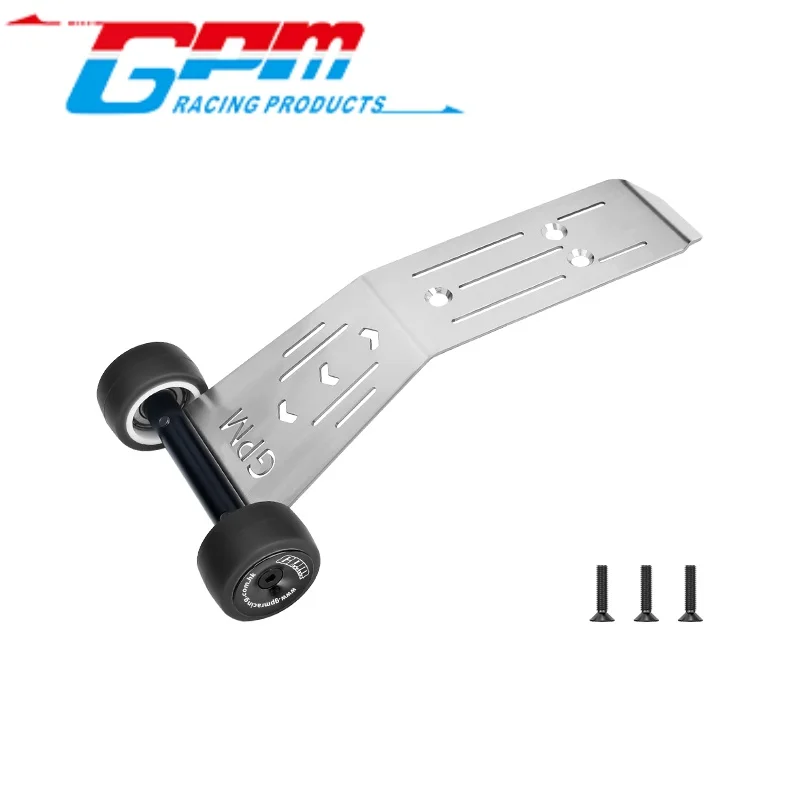 GPM XRTM040R STAINLESS STEEL BEARING WHEELIE BAR FOR TRAXXAS MINI XRT / MINI MAXX RC Upgrade