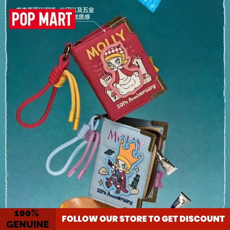 

Genuine Pop Mart Molly Blind Box Scenery Along The Way Series Mini Album Bag 20th Anniversary Collectible Hanging Gift