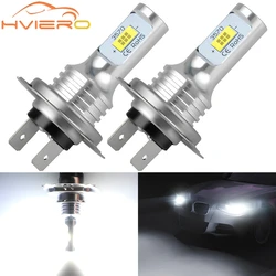 2PCS Car 3570 LED bulb CSP H7 Turn Signal Daytime Running lamps Floodlight Headlight Fog Light 6500K bright Auto 12V DC Modify