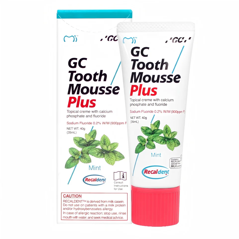 

GC MI Paste Plus с фтором: биодоступный фосфат кальция для восстановления эмали, лечения белых пятен и дефектов эмали