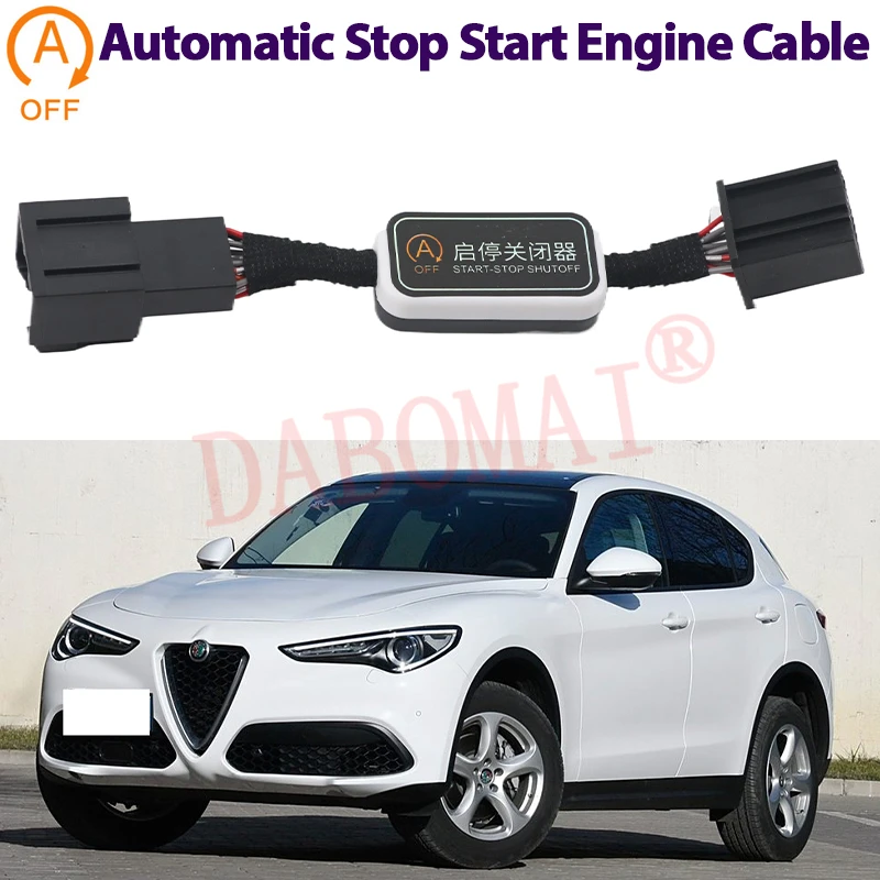 

For Alfa Romeo Stelvio 949 2016-2023 Car Automatic Stop Start Engine System Off Device Control Sensor Plug Stop Cancel