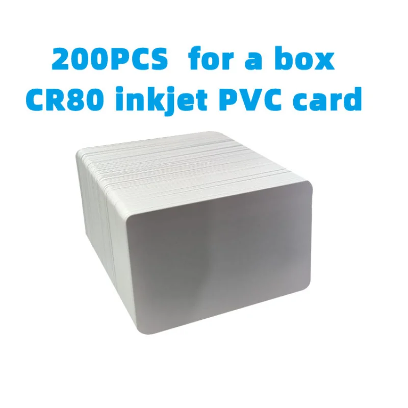 100pcs a lot Printable Cr80 Sublimation Plastic White Id Business Blank Pvc Card