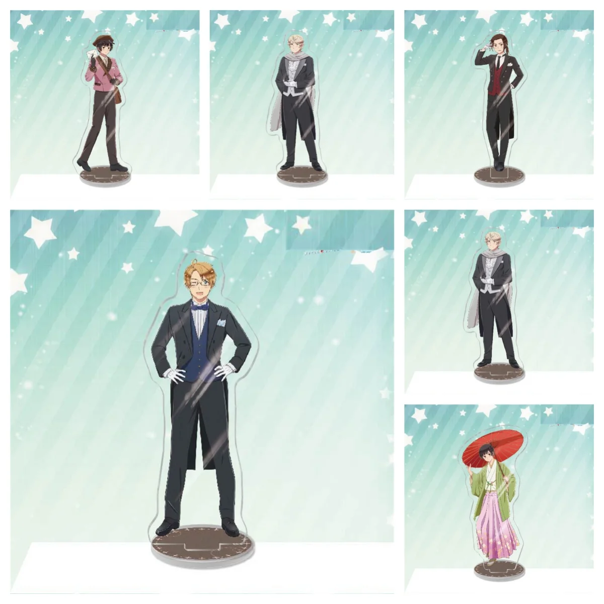Anime Hetalia Acrylic Stand Keychain Model Cosplay Characters Ornament Accessories Goods Collection Gifts 15cm