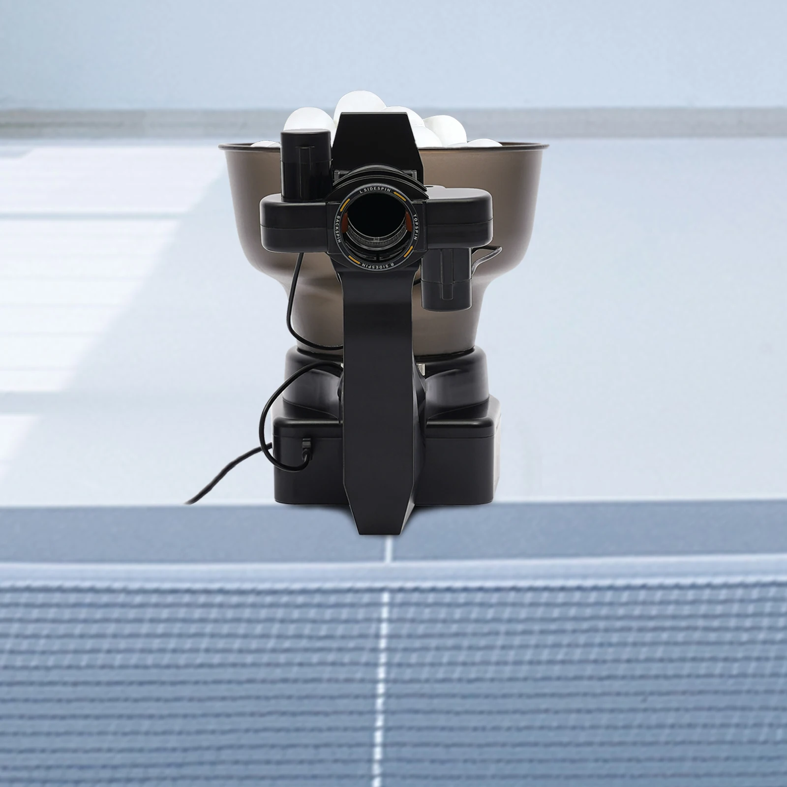 آلة كرة بينج بونج، آلة تنس الطاولة الأوتوماتيكية مع لوحة رقمية، آلة كرة أوتوماتيكية قابلة للتعديل للسرعة للممارسة #3