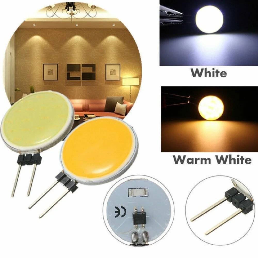 5 sztuk G4 Chip LED COB DC 12V żarówka 4W 5W 7W SMD 5050 żarówka fajne ciepłe białe oświetlenie wymień halogenowe biurko kinkiet