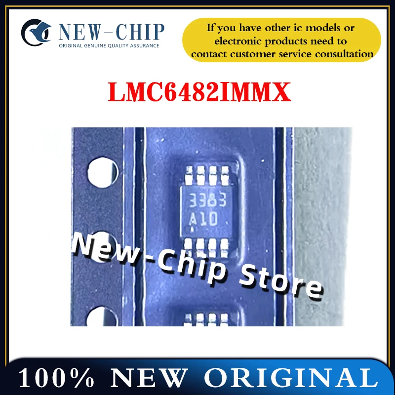 5PCS-200PCS/LOT LMC6482IMMX/NOPB  A10  MSOP-8   New Original  LMC6482IMM