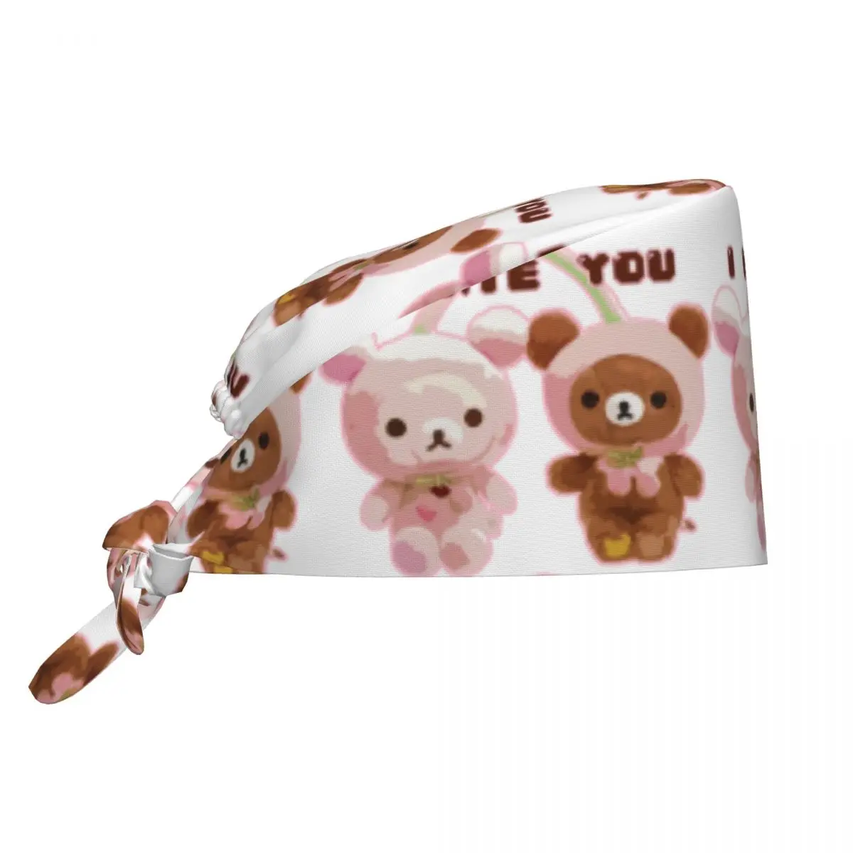 Car Drive Rilakkuma Esfoliante Caps Moda Laboratório Chirurgião Boné Cirúrgico Unissex Laboratório Médico Spa Bonés de Trabalho Chapéu