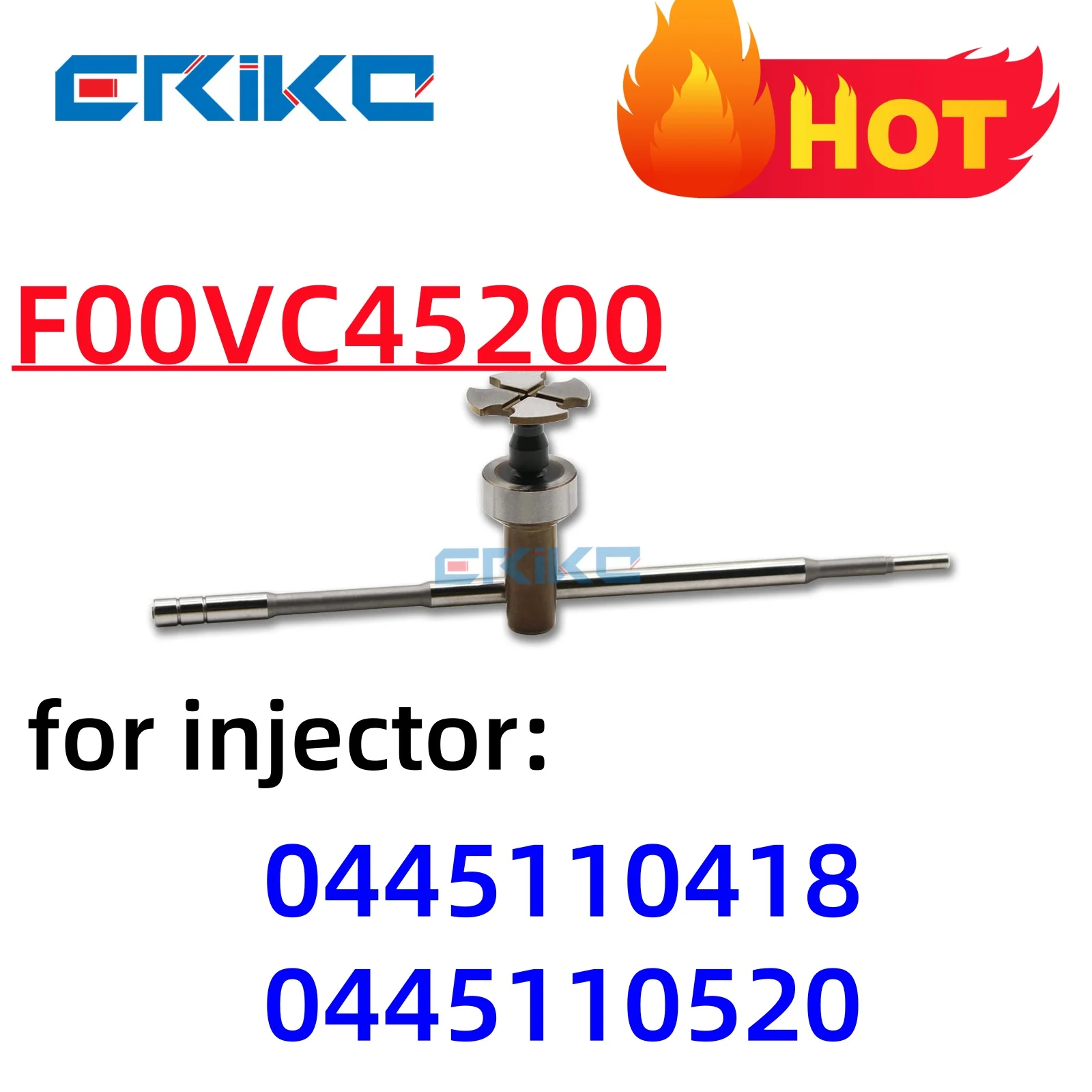 

F00VC45200 Diesel Injector 206 Valve F00VC45204 for Bosch 0445110418 0445110520 ERIKC F00VC45200