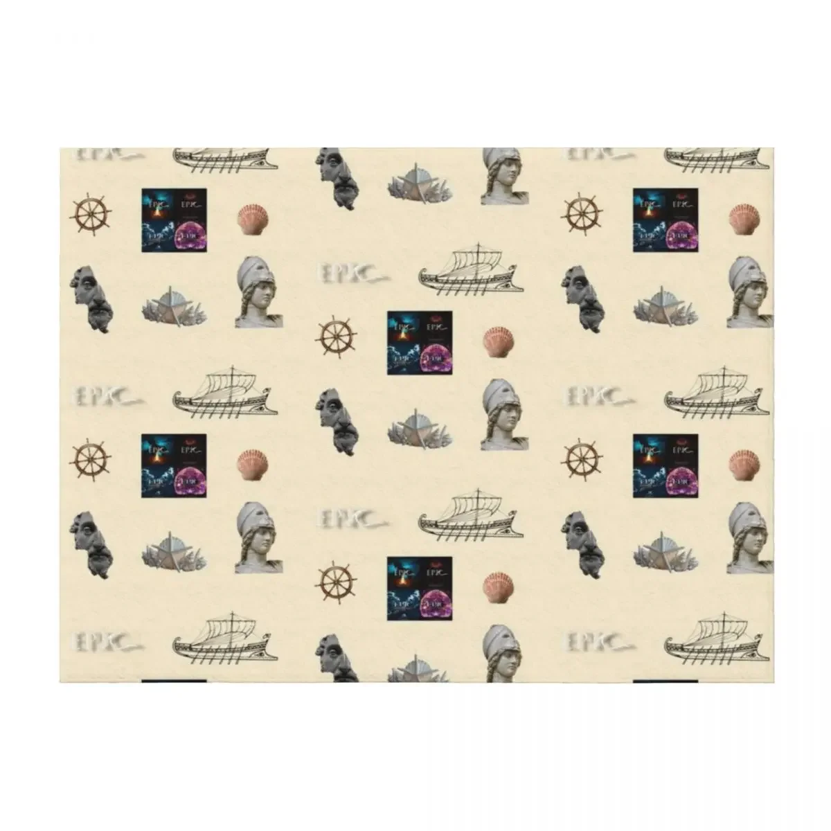 

Epic the musical sticker pack Throw Blanket funny gift anime Flannels Summer Beddings Blankets