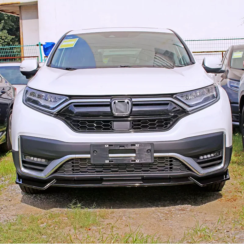 For 2020 21 22 Honda CRV Front Bumper Splitter Lip Chin Spoiler BodyKit Diffuser Protector Guard Exterior Tuning Car Accessories