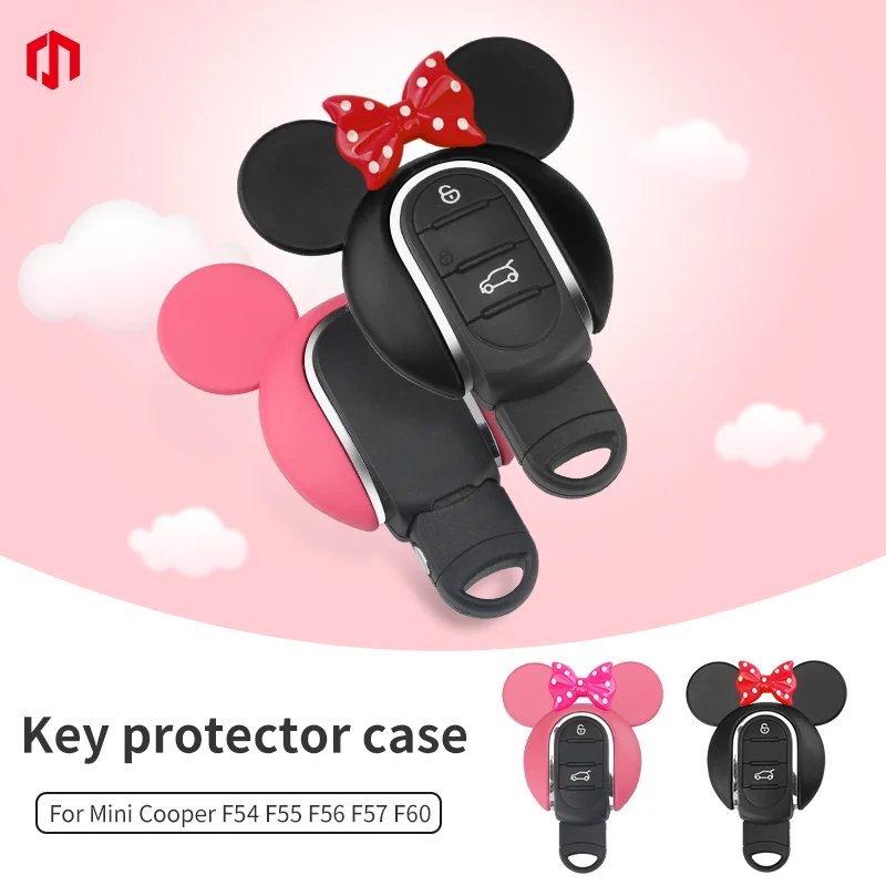 

Защитный чехол для автомобильного ключа для Mini Cooper S JCW F56 F60 F55 F54 F57 Countryman Clubman, Стайлинг автомобиля, декоративные аксессуары для ключей