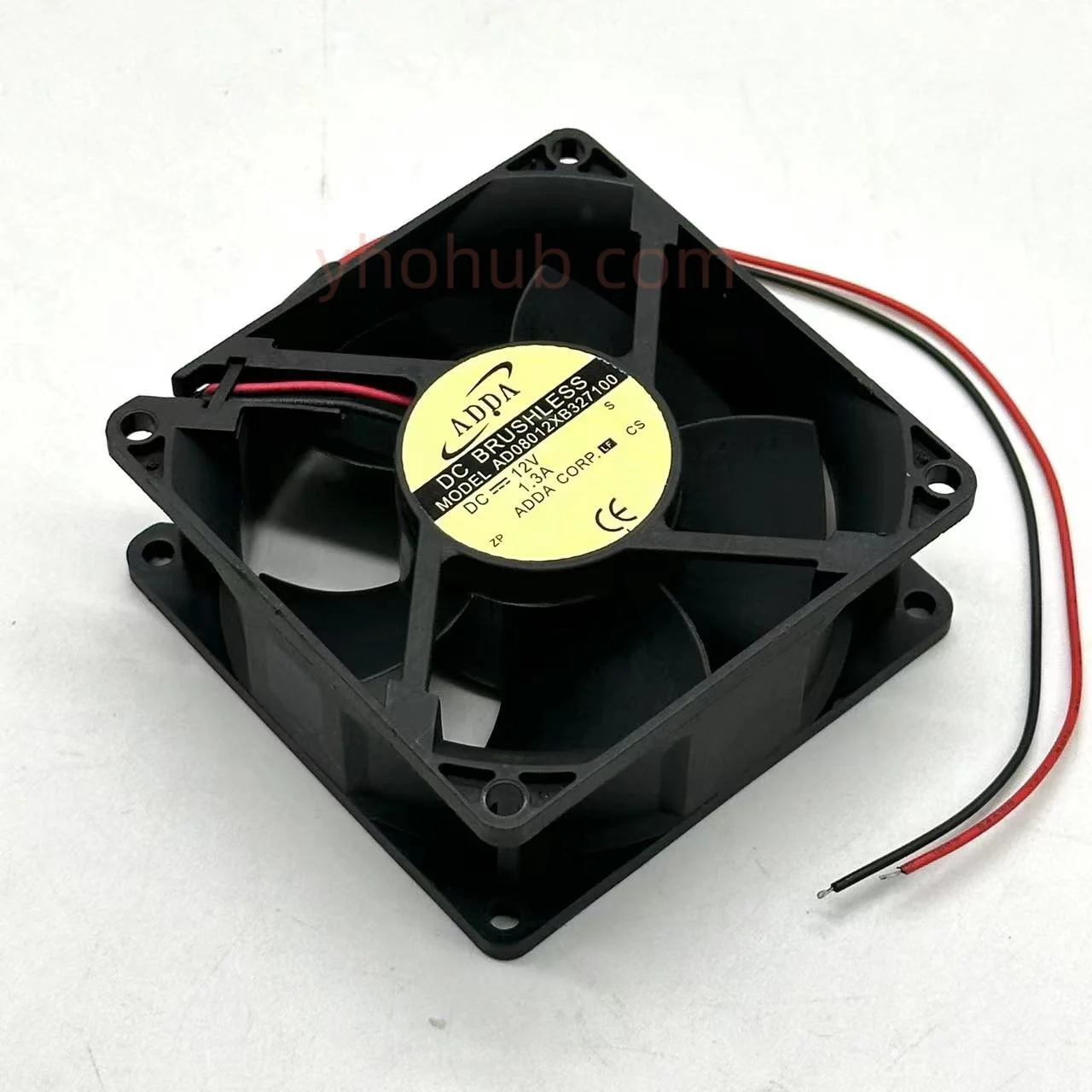 ADDA AD08012XB327100 DC 12V 1.3A 2-wire 80x80x32mm Server Cooling Fan