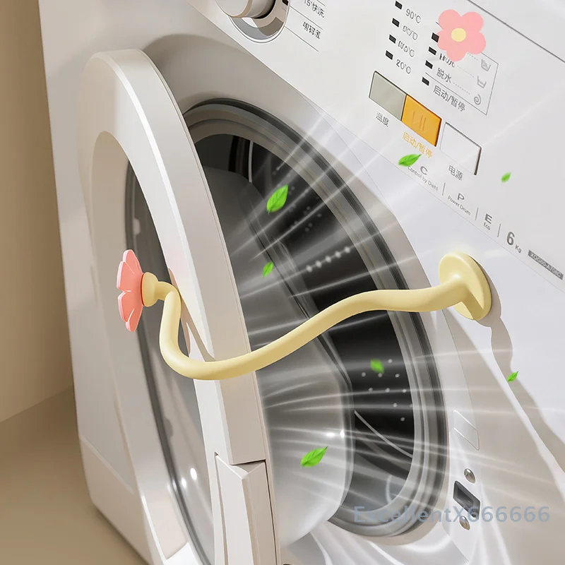 

Universal Household Dryer Holder White Plastic Magnetic Washing Machine Door Stay Open