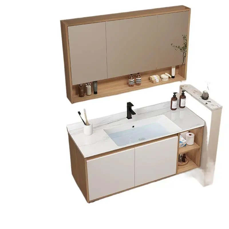 

Log color, bathroom cabinet, combination, toilet, wash basin, washbasin