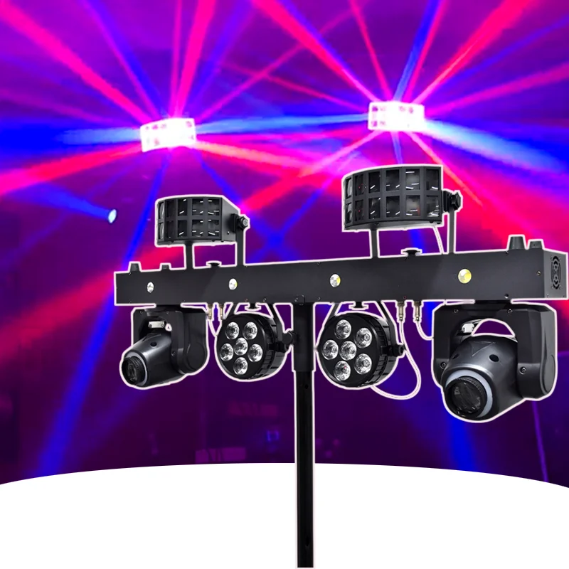

300W Led Dj Equipment Gig Led Bar Pro Move System RGBW LED Moving Head Par Laser Butterfly Light Stage Light Dj Lights