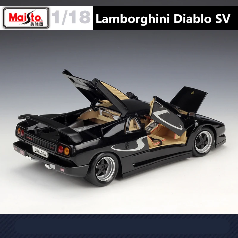 Maisto 1:18 Lamborghini Diablo SV Alloy Sports Car Model Diecast Metal Toy Vehicle Car Model Simulation Collection Children Gift