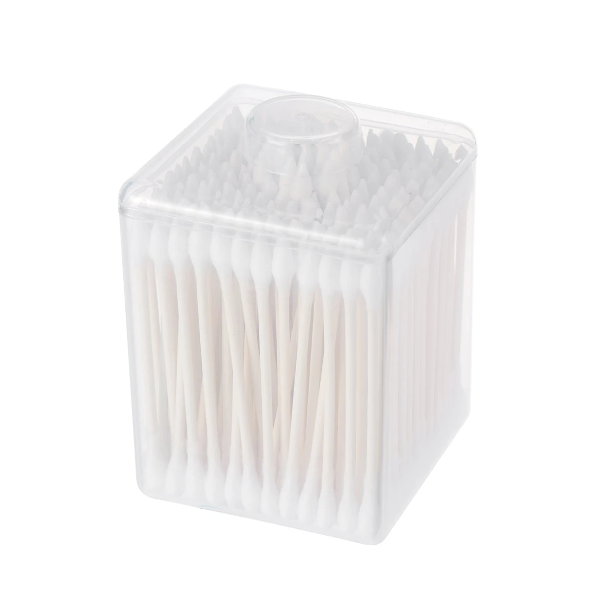 

200pcs Tips Swabs Natural Makeup Cotton Swabs Cotton Makeup Round Tapered Health Safety Multifunction Portable