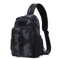 Men Chest Bag Military Waterproof Hiking Backpack Outdoor Camping Chest Bag Adjustable Tactical Shoulder Bag For Fishing
