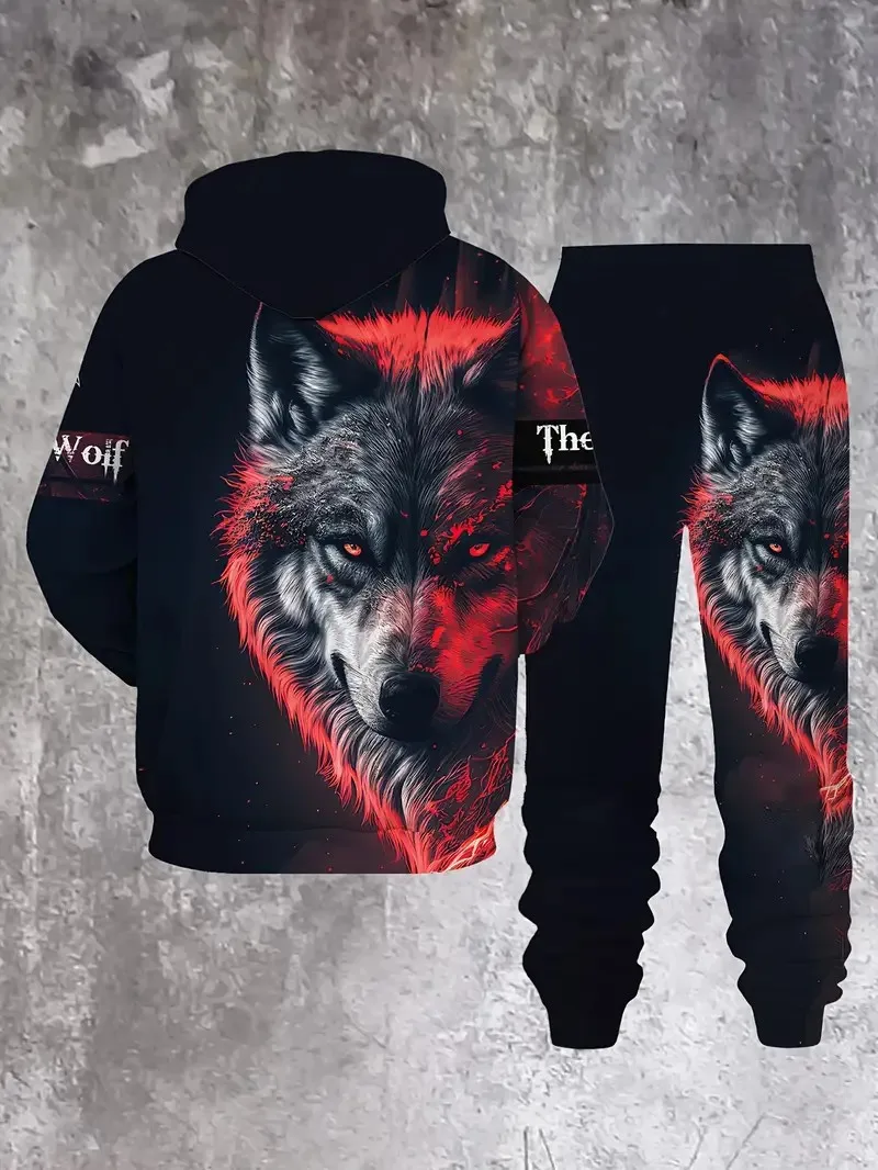 يتميز المجموعة الرجالية الجديدة لربيع وخريف 2025 بطباعة كاجوال عصرية ومريحة بنمط وولف ثلاثي الأبعاد