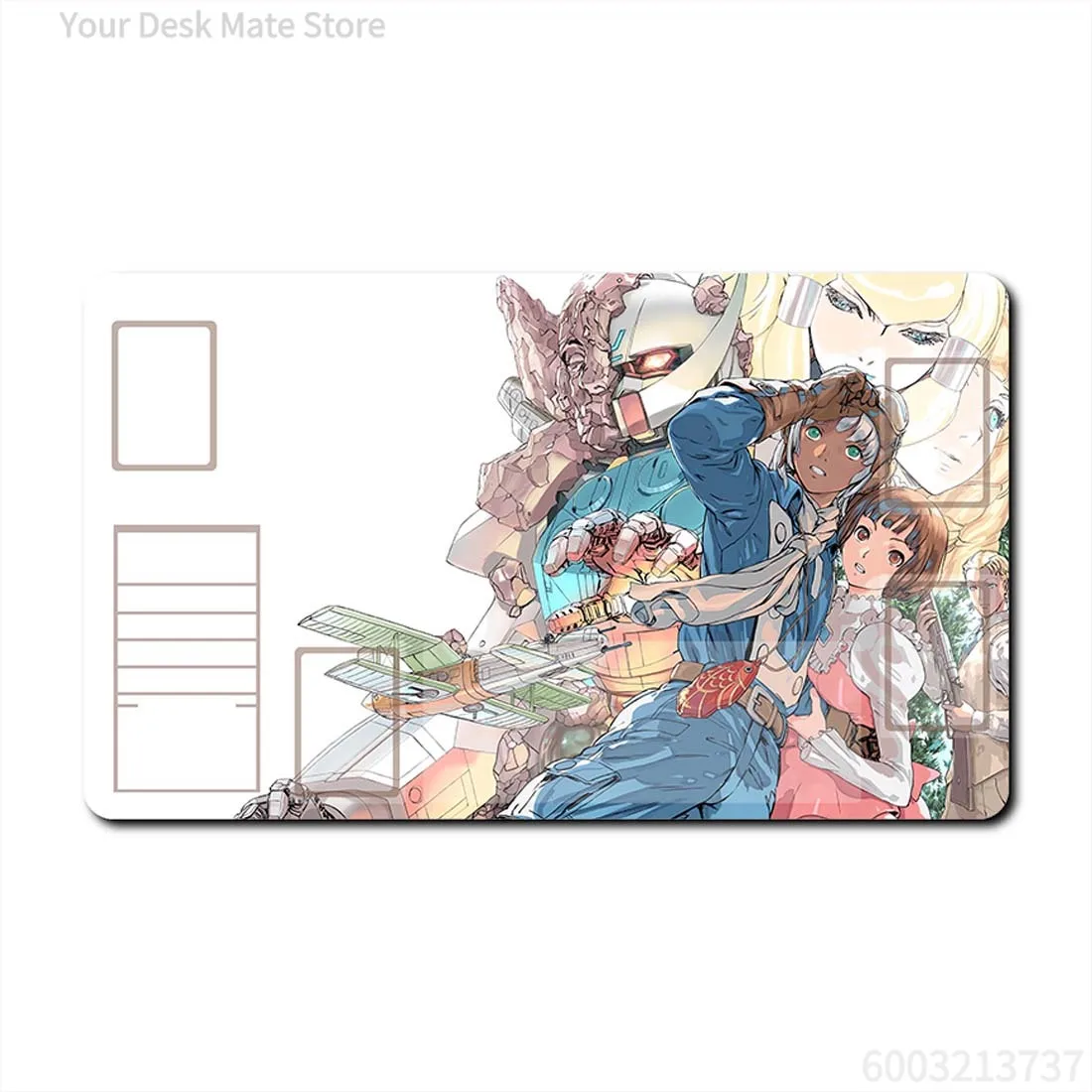 Turn A Gundam Anime Schreibtischunterlage, wasserdicht, rutschfest, Gaming-Mauspad für PC und Büro