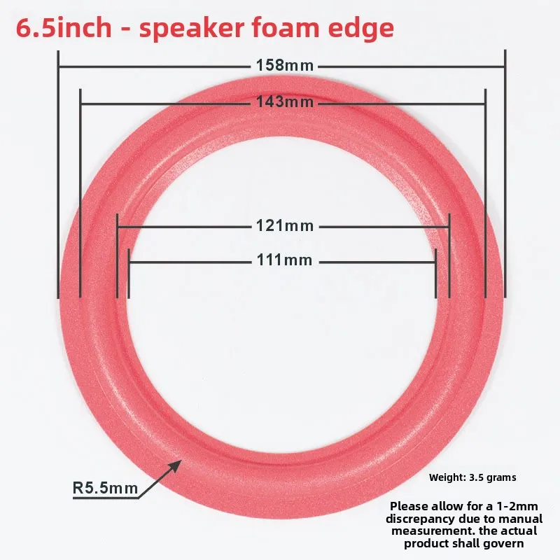 MW Audio 2PCS luidspreker schuimrand 4"-15", woofer rand reparatie sponsringset