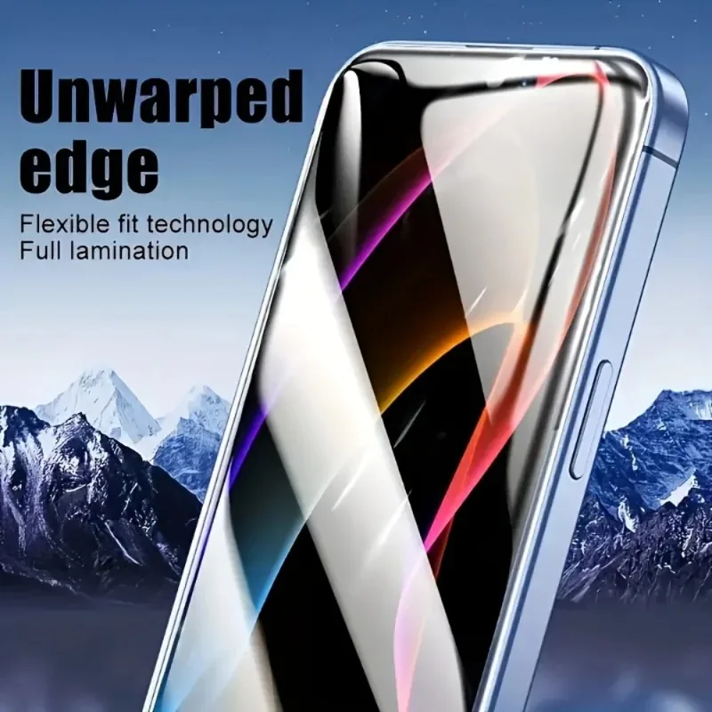 4 Piezas Película de Hidrogel de Cobertura Completa para iPhone 17 Pro Max Air 16e 16 15 14 Plus 13 12 Mini 11 16 Pro Max XR XS Max Protector de Pantalla 4