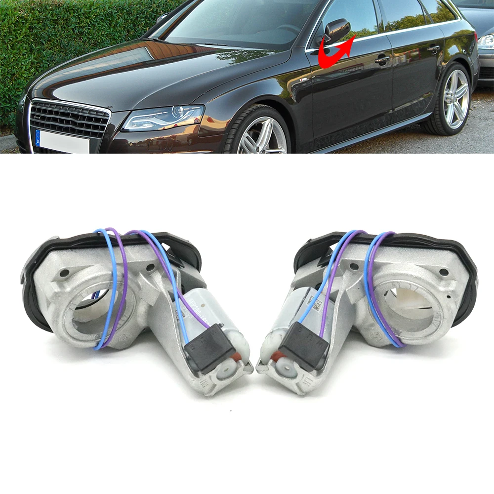 

For Audi A8 S8 D4 A7 S7 4G A5 S5 A4 B8 A3 Q2 Exterior Door Wing Power Rearview Mirror Folding Release Control Motor Actuator