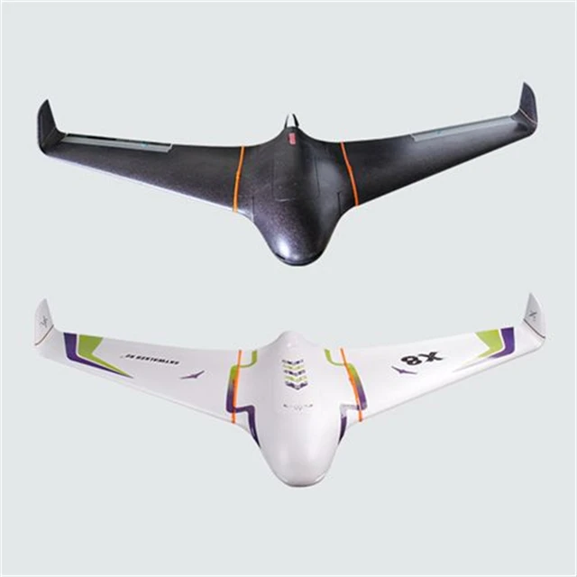 Skywalker X8 New Arrival Latest Version FPV Flying Wing 2120mm RC Plane Empty Frame 2 Meters x-8 EPO RC Airplane Black KIT DIY