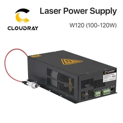 Cloudray-fuente de alimentación láser CO2, 100-120W, para máquina cortadora de grabado láser CO2, serie W120 T / W