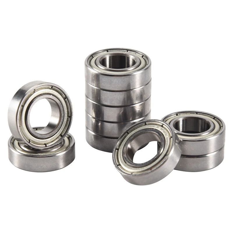 BMBY-10Pcs 6800Z 10 X 19 X 5mm Single Row Shielded Deep Groove Ball Bearing