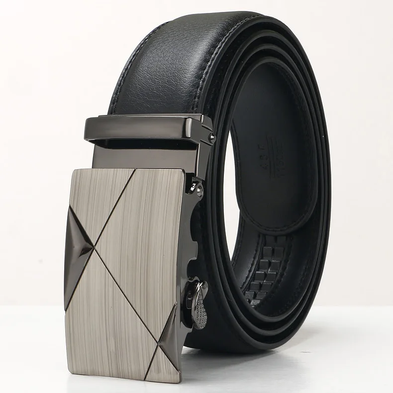 3,5 cm neuer Herren-Ledergürtel, Legierung, automatische Schnalle, Business, Freizeit, Jugend, mittleres Alter und ältere Menschen, Designer-Gürtel für Männer – Detail 6