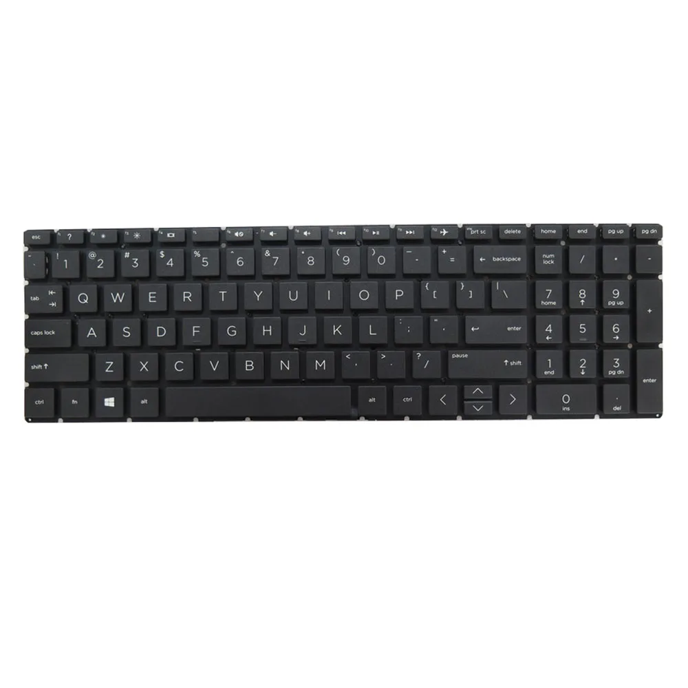 Laptop Keyboard For HP 15-DA0000 15-DB0000 2B-ABK01I610 2B-ABK01I611 Without Backlit United States US Black New