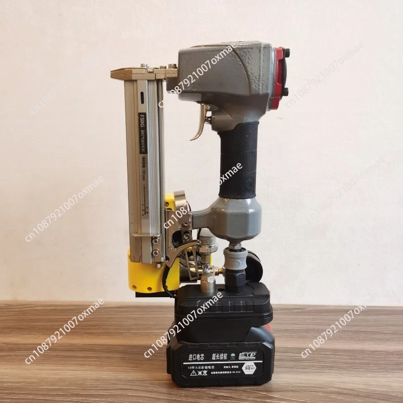 Mini Air Compressor Lithium Battery Air Pump Nail Gun Portable Miniature Electric Woodworking Mini Air Pump Wire Slot Nailing
