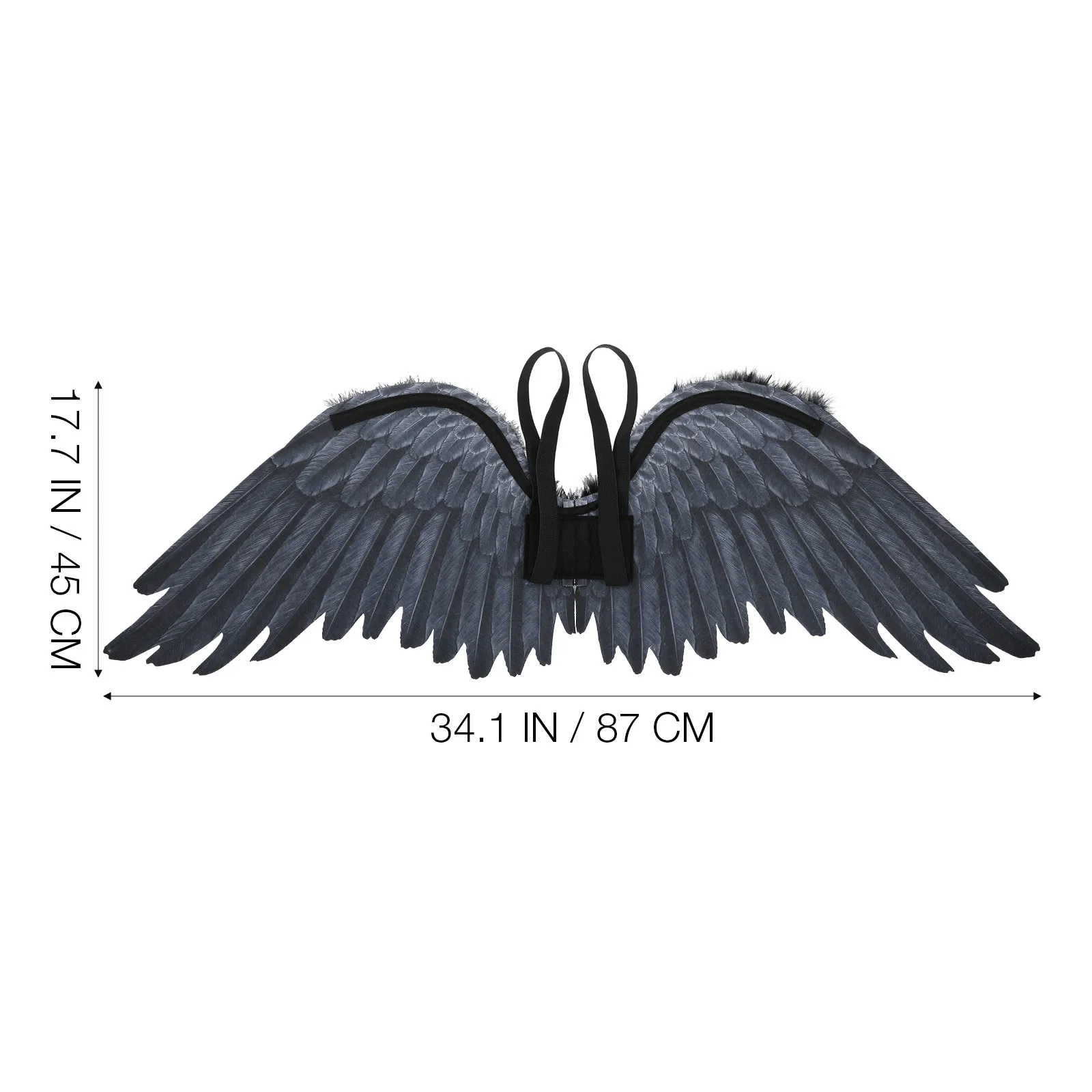

Angel Wing Prop Non woven Fairy Wings Lightweight Halloween Christmas Cosplay Party Performance Stage Props Kids Photo