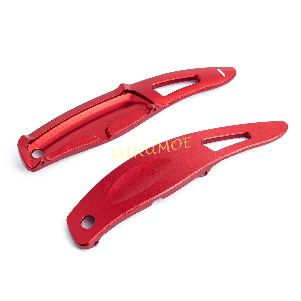 For Porsche Cayenne Macan Panamera 718 Boxster Cayman 911 Aluminum Steering Wheel Paddle Shifter Extension Trim Accessories Red