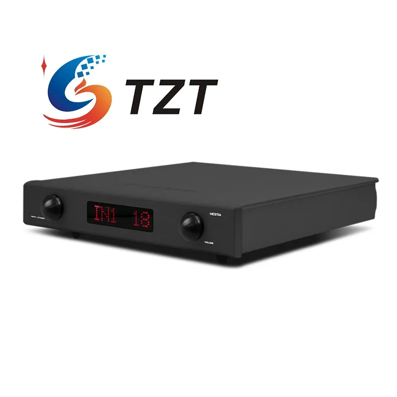 TZT  Class A Hifi Amplifier HESTIA Fully Balanced High-power Hifi pre-stage Digital Audio Power Amplifier-Black/Silver