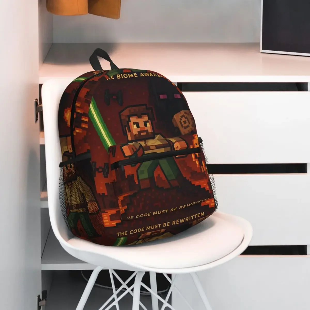 RETURN OF THE BLOCKWALKER The Biome Awakens Mochila Mochila para niños y niñas Mochila escolar Bolsos de hombro para hombres y mujeres