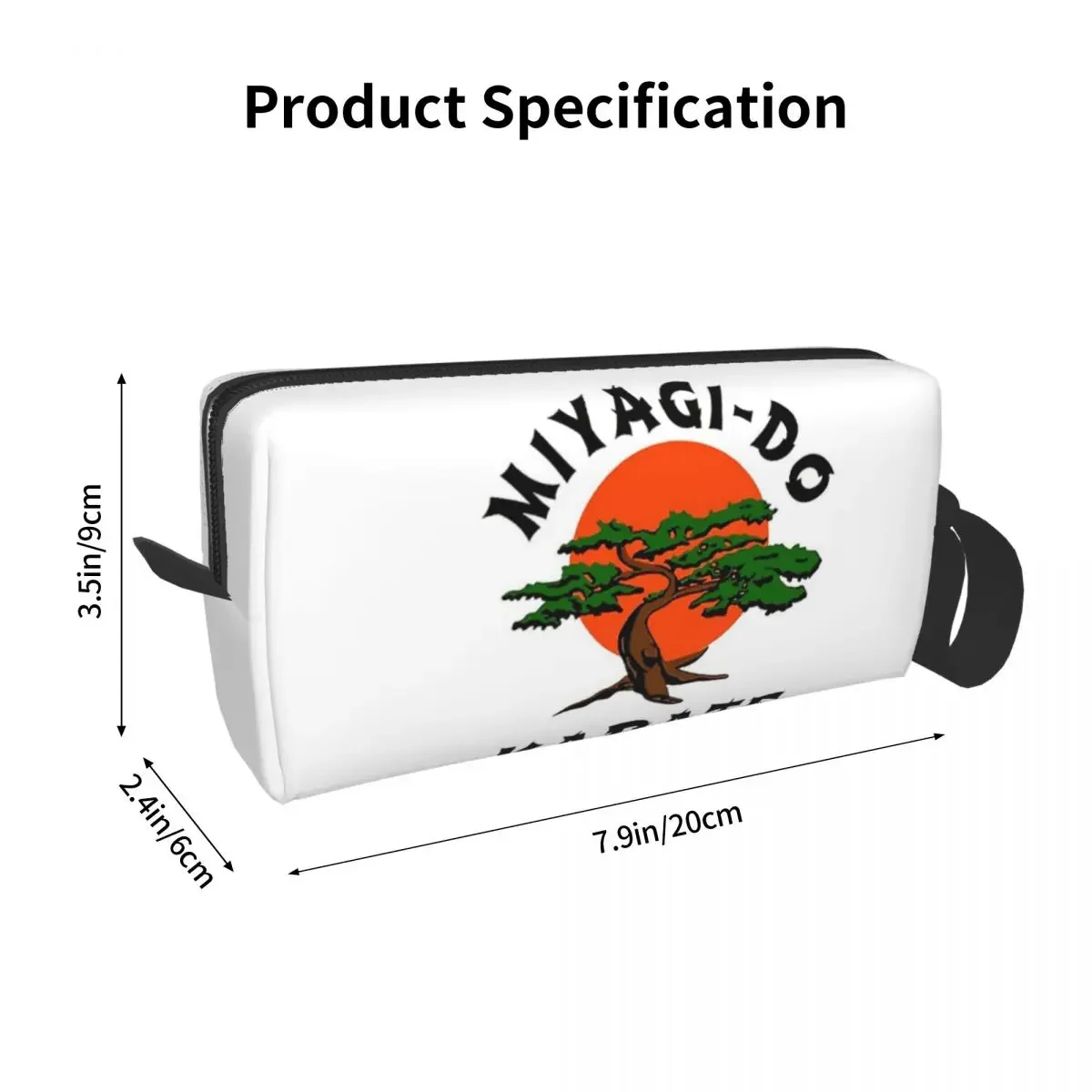 Miyagi Do Karate Pencil Cases Large Storage Pen Bags Pen Box Pencil Pouch For Boys Girls Students Stationery Makeup Bag