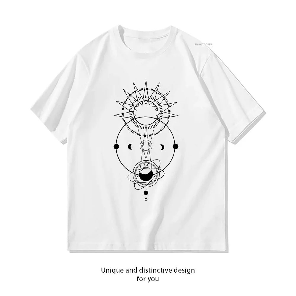 The Eclipse BL Series Akk und Ayan Classic T-Shirt für Damen und Herren, lässige Baumwoll-Grafik-T-Shirts, Streetwear für Erwachsene, Camisetas-Kleidung