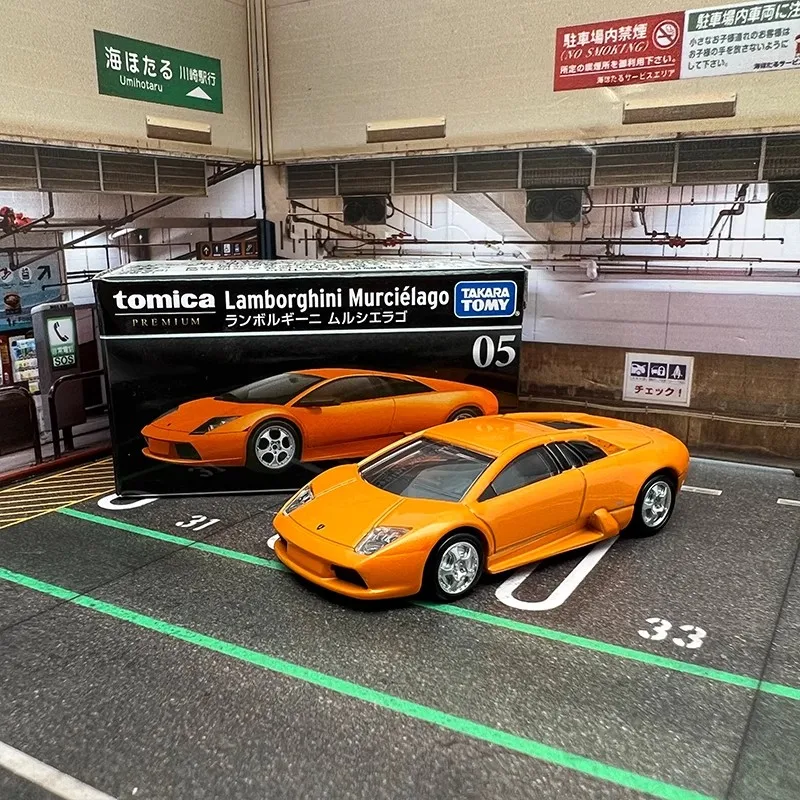 

Takara Tomy Tomica Premium 05 Lamborghini Murcielago Mini Car Alloy car Model Replica Series Christmas Children Gifts Boy Toys