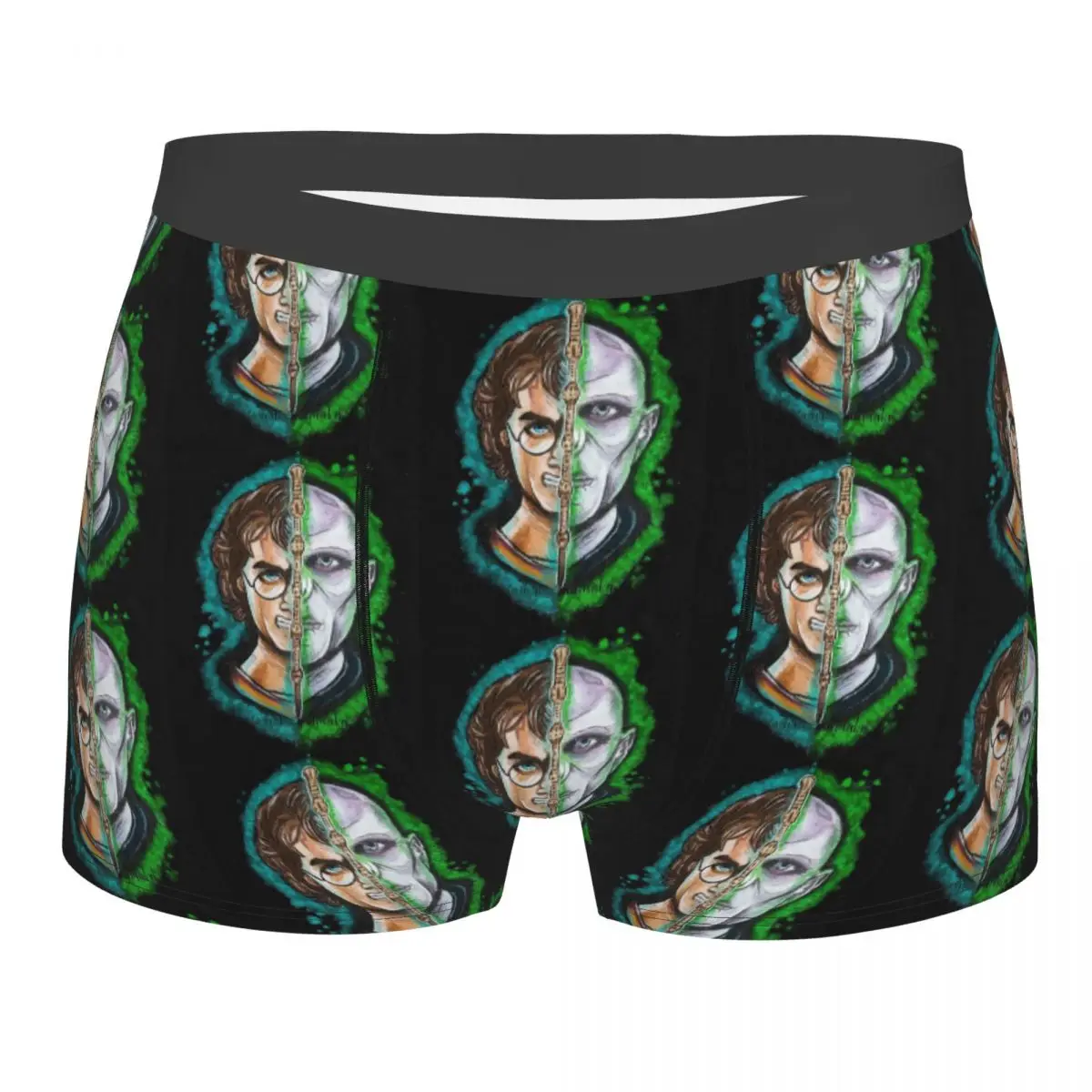

Custom H-Harrys Lord Voldemort Boxers Shorts Men's Briefs Underwear Cool Underpants