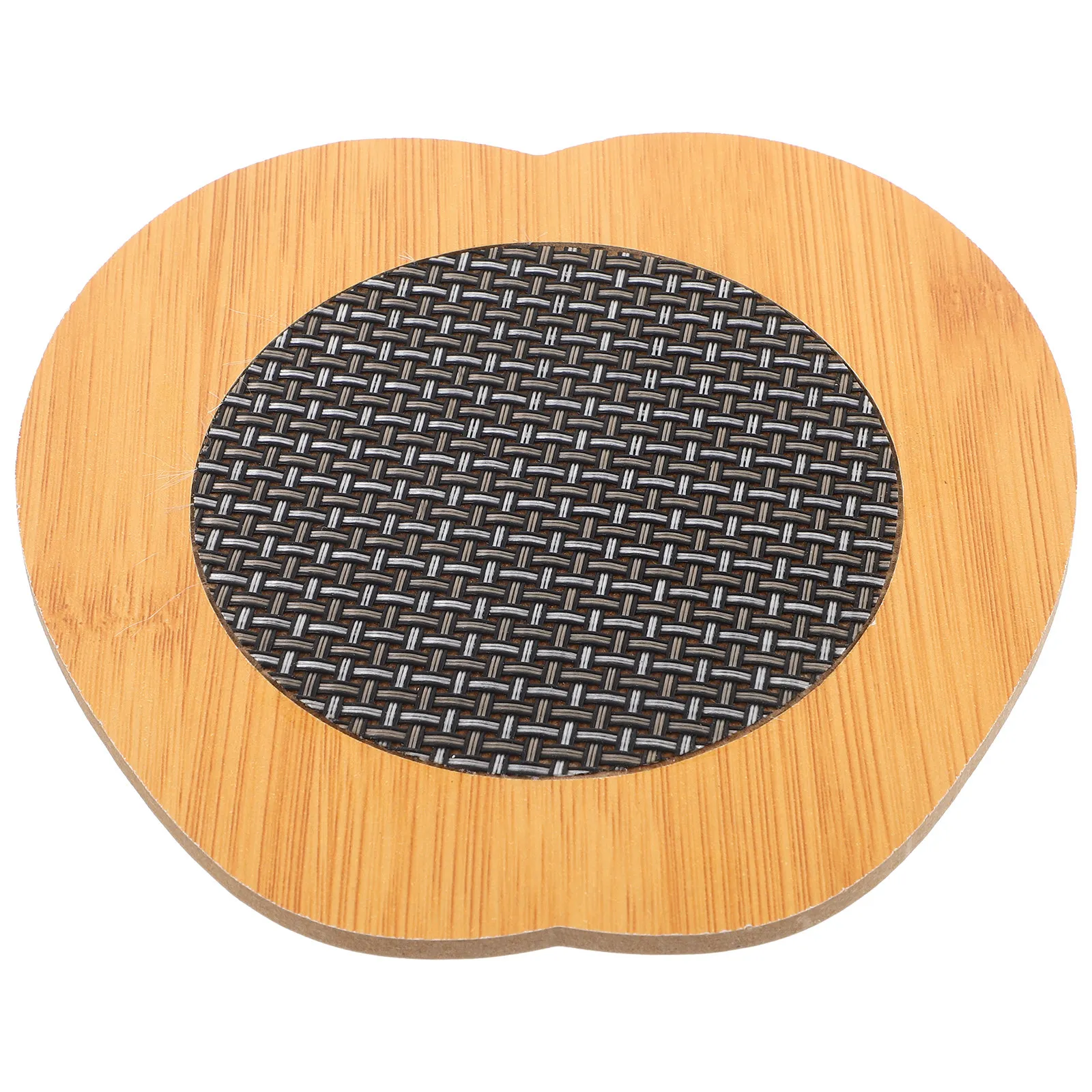 Bamboo Hot Pot Holder Wooden Place Mat Heat Insulation Anti-Scalding Table Mat for Dining Room Kitchen and Home Use